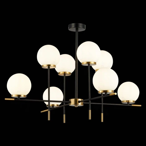 Потолочная люстра ярусная на штанге Limano SL1203.412.08 ST Luce (220V, шарики)