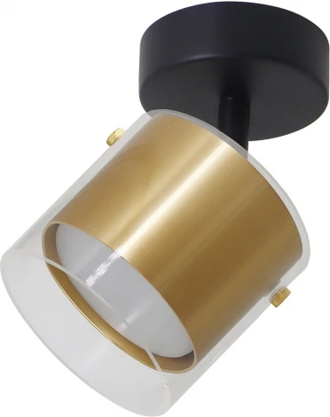 Спот настенно-потолочный Feron HL3891 LUMINA 48797 GX53, золото, черный (220V, круглые)