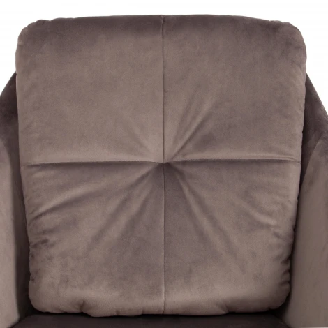 Кресло STAR (mod. CY-1919) серый (HLR 24)/черный (вельвет/металл)