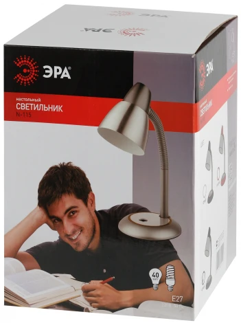 Интерьерная настольная лампа Эра N-115-E27-40W-GY