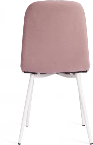 Стул ARC / 1 шт. в упаковке (Велюр,Металл  /Розовый,Белый)