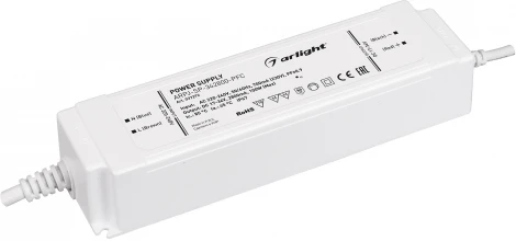 Блок питания ARPJ-SP-342800-PFC (100W, 17-34V, 2.8A) (Arlight, IP67 Пластик, 5 лет) 037272