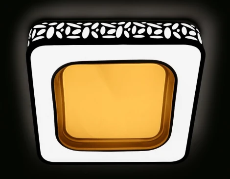 Потолочный светильник Ambrella Orbital Design F212 WH 80W D440*440