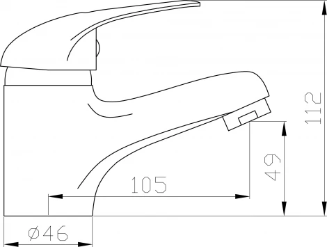 Смеситель Agger Move A0602100 для раковины