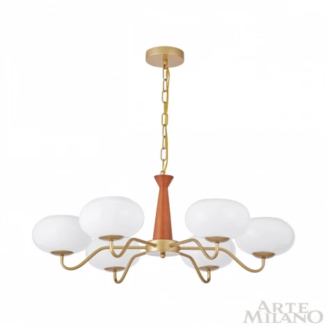 Подвесная люстра Arte Milano Napoli 310166/D780/6 BS/WD (220V, на цепи)