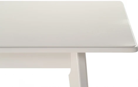 Деревянный стол Woodville Улаинс 110(140)х68х75 слоновая кость 559948