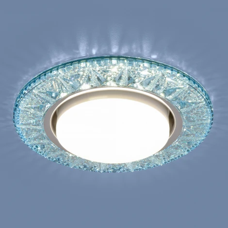 Встраиваемый точечный светильник Elektrostandard 3022 GX53 BL лазурный