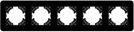 Рамка стеклянная FRM-OMALI-GS-5-BK (Arlight) 049705