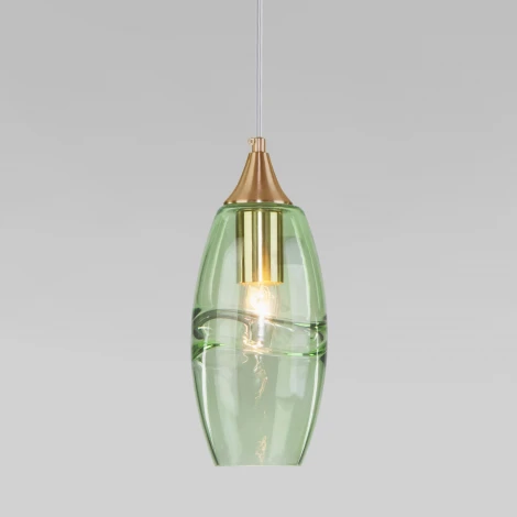 Умный подвесной светильник Eurosvet Lotus 50222/1 зеленый (220V, на проводе)