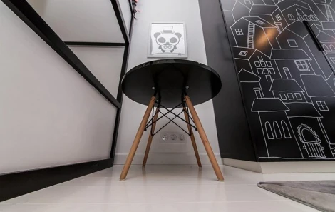 Обеденный стол Eiffel D70 Cosmo Белый