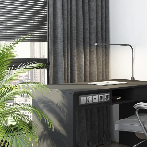 Рамка на 5 постов (графит матовый) Werkel W0051864 (a063119)