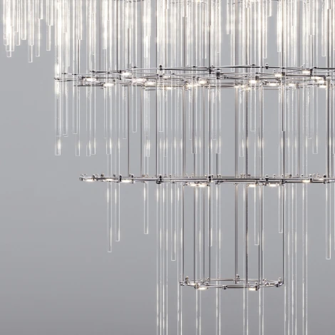 Подвесная люстра Bogate's Queen 91101 LED хром