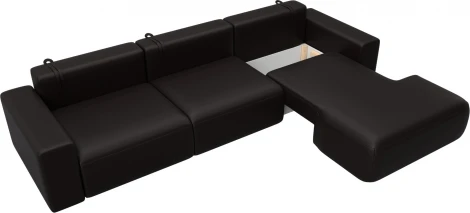 Диван угловой Лига-036 НПБ Классик Лонг правый угол Лига Диванов (Экокожа) арт.127790