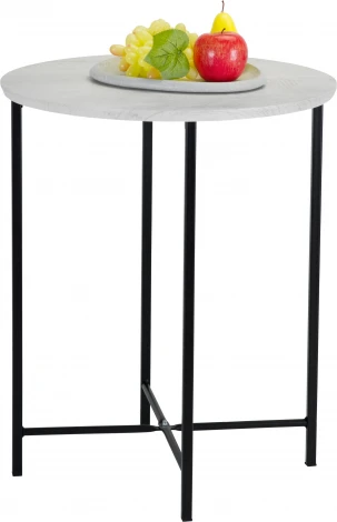 Стол журнальный BeautyStyle 16 дуб дымчатый/черный Mebelik арт.008492