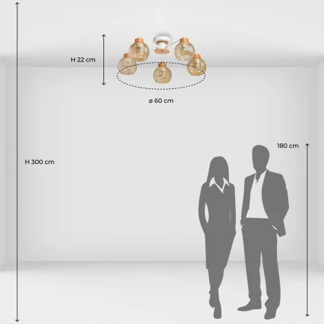 Потолочная люстра на штанге De City Альфа 324018505 (220V)