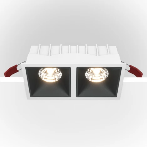 Встраиваемый светильник Alfa LED 3000K 2x15Вт 36° Dim Triac Maytoni Technical DL043-02-15W3K-D-SQ-WB (220V)