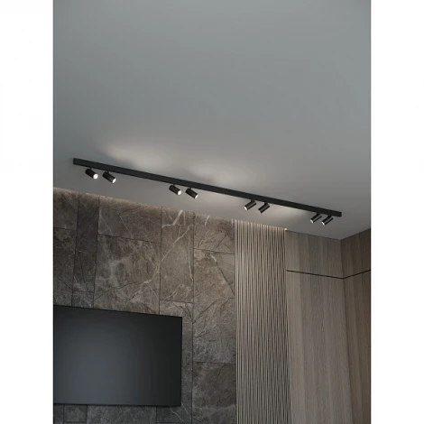 Трековая система в сборе магнитная накладная 48V 96W Hesby Lighting ElDeko HSBL_kompl_E003_NI3B4K
