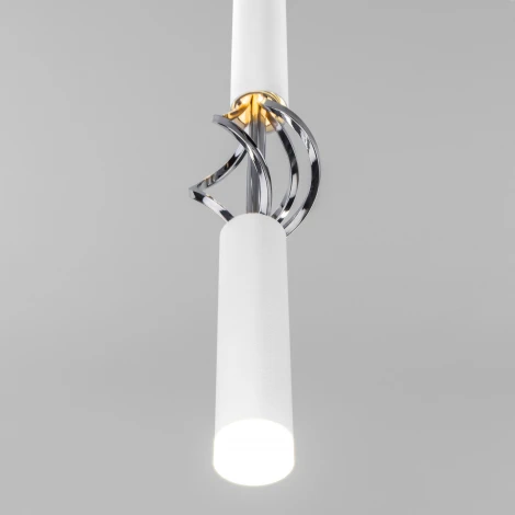 Подвесной светильник Eurosvet Lance 50191/1 LED белый/хром (220V, на проводе)