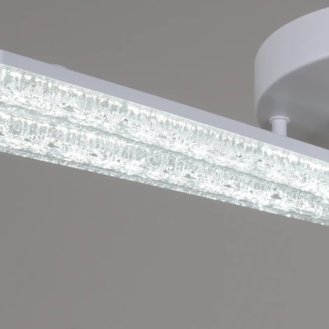 Потолочная люстра светодиодная на штанге с регулировкой цветовой температуры, яркости и ночным режимом Reluce 58290-0.3-06 WH