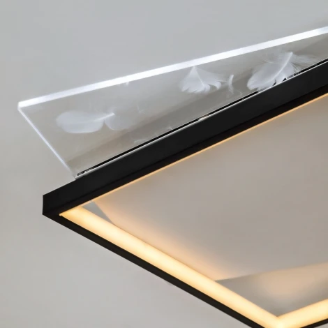 Потолочный светильник светодиодный с пультом с регулировкой цветовой температуры и яркости LED4U LED4U L1042-500 BK