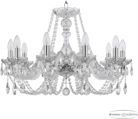 Подвесная люстра Bohemia 101 101/10/240 Ni (220V, подвески, на цепи, подсвечник, свеча)