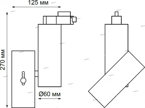 Трековый светильник Novotech Blade 357546