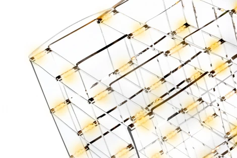 Подвесной светильник iLedex Stratosphere FQ-400-48 CR (220V, на проводе, куб)