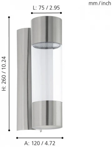 Настенный светильник уличный Eglo Robledo 96013 (220V)