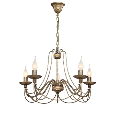 Подвесная люстра F-Promo Chateau 2163-5P (220V, на цепи, подсвечник, свеча)