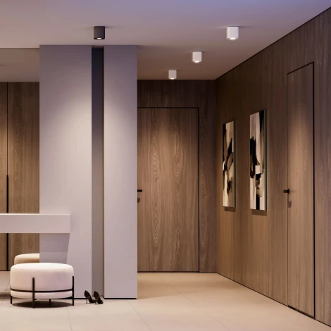 Накладной светильник светодиодный SP-ACENTO-S95x95-10W Warm2700 (BK, 20-45 deg, 230V) (Arlight, IP20 Металл) 055749