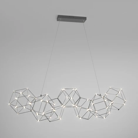 Подвесной светильник Uma 90168/7 черный жемчуг Eurosvet (LED, 220V, на тросе)