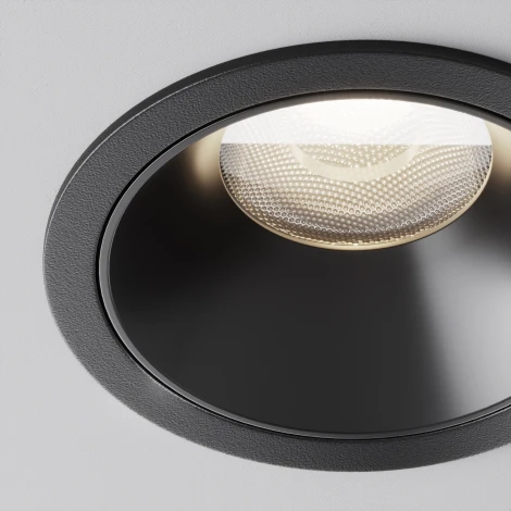 Встраиваемый светильник Maytoni Alfa LED DL043-01-15W4K-RD-B-1 (220V, круглые)