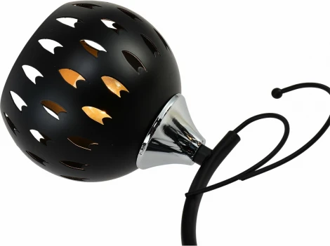 Потолочная люстра на штанге Reluce 01314-0.3-03 BK+CR (220V)