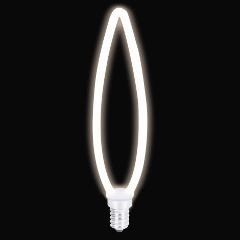 Лампочка светодиодная филаментная белая свеча E14 4W Thomson Deco Candle TH-B2389
