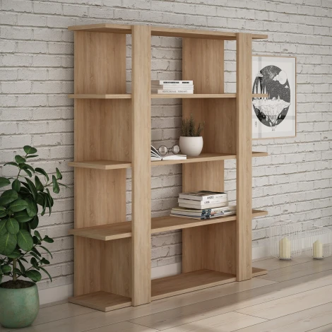 Стеллаж Прямые TITA BOOKCASE (ЛДСП) LEVE