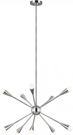 Подвесная люстра на штанге Feiss Jax FE-JAX10-PN