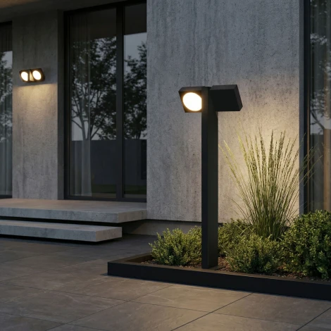 Наземный светильник светодиодный Elektrostandard Twin 35170/F 3000K черный