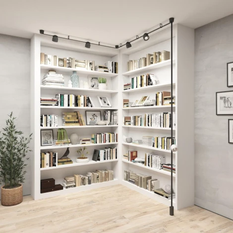 Трековый светильник 48V Denkirs Belty Spot DK5541-WH+BK (LED)