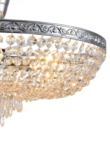 Потолочная люстра Natali Kovaltseva Rococo 81407/8C CHROME