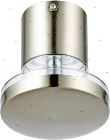 Светильник настенный уличный светодиодный Horoz Mimoza, 1 плафон, никель с прозрачным