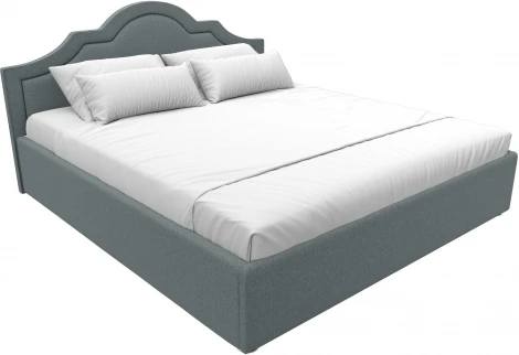 Кровать интерьерная Афина 180 (Серый/Рогожка) Лига Диванов арт.123048