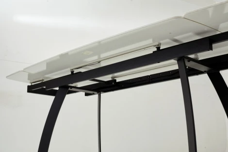 Стол LUGO 140 GLOSS LUXURY PANDORA SINTERED STONE/ BLACK