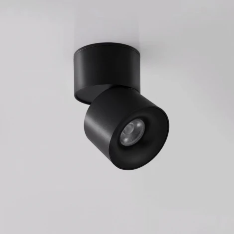 Точечный светильник накладной iLedex Metrica 115-12W-D70-4K-55DG-BK (220V, круглые)