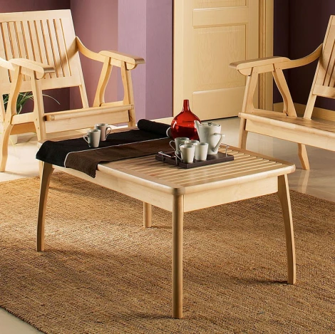 Стол журнальный Массив решетка бук от фабрики Mebelik