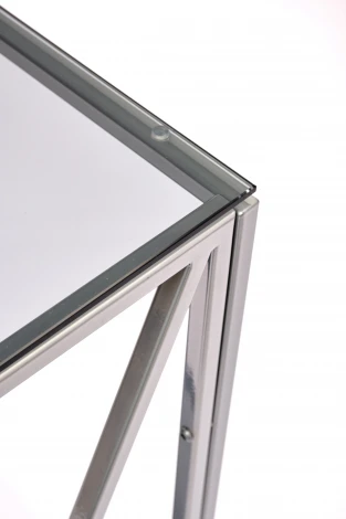 Консольный стол AllConsoles 1031-CS grey серебряный