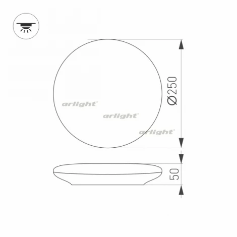 Потолочный светильник Arlight FRISBEE 030110