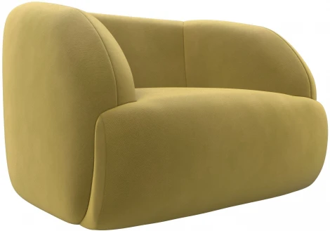 Кресло Лига-041 (Желтый/Микровельвет) Лига Диванов арт.121936
