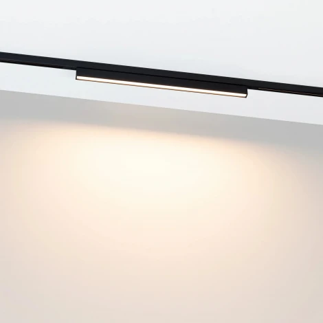 светильник магнитный MAG-MICROCOSM-FLAT-L300-8W Warm3000 (BK, 100 deg, 24V) (Arlight, IP20 Металл) 043271