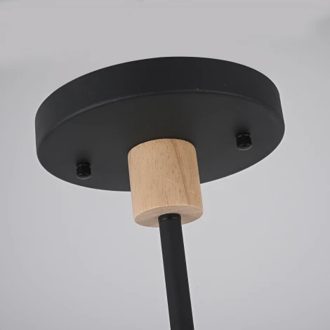 Потолочная люстра Wi-Fi на штанге Turna Dbl L6 Black By ImperiumLoft Turna-Dbl01 (LED, 220V, голосовое управление, умный дом - Алиса)