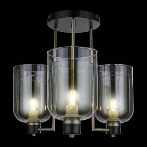 Потолочная люстра на штанге 33 Идеи CHN900.03.AMB17.ABL-M05TG (220V)